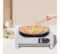 WSIKGHU Machine à crêpes électrique 40 cm 3000 W anti-adhésive réglable 50-300 °C