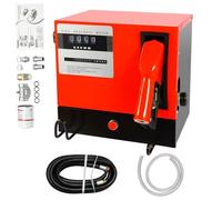 WSIKGHU Pompe à diesel 230 V auto-amorçante Pompe à fioul Pompe à huile 60 l/min Station service mobile 500 W Pompe à carburant auto-amorçante professionnelle avec filtre à huile, compteur, tuyau 4 m