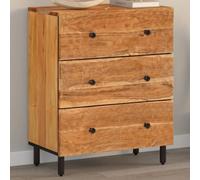 WSJHUHK Accueil Armoires et Rangement, Buffets et commodes, Armoire latérale 60x33x75 cm Bois massif Acacia