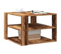 WSJHUHK Accueil-Tables,Tables d'appoint,Tables basses,Table basse Vieux Bois 58x58x40 cm Bois d'ingénierie