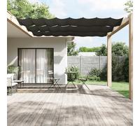 WSJHUHK Auvent vertical Anthracite 100 x 1000 cm Tissu Oxford