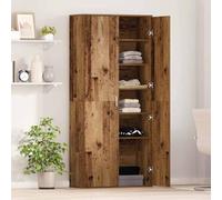 WSJHUHK Highboard Old Wood Meuble de rangement en bois d'ingénierie 80 x 35 x 180 cm