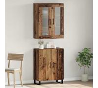 WSJHUHK Highboard Vieux bois 69,5 x 34 x 90 cm