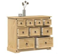 WSJHUHK Home-Armoires et rangement, coffres de rangement, commode Corona 101 x 45 x 82 cm en pin massif