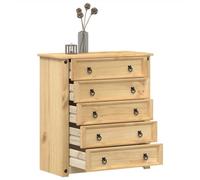 WSJHUHK Home-Armoires et rangement, coffres de rangement, commode Corona 80 x 40 x 89 cm en pin massif