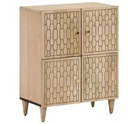 WSJHUHK Maison-Armoires et rangement, buffets et buffets, armoire latérale 60 x 33 x 75 cm en bois massif mangue