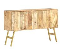 WSJHUHK Maison-Armoires et rangement, buffets et buffets, buffet 118 x 30 x 75 cm en bois de manguier massif