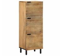 WSJHUHK Meubles, armoires et rangement, armoires de rangement et étagères, haut bois marron 40 x 33 x 110 cm mangue