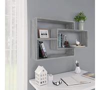 WSJHUHK Meubles, étagères, étagères murales et rebords, étagère murale gris Sonoma 104 x 20 x 58,5 cm en bois d'ingénierie
