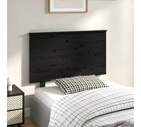 WSJHUHK Meubles, lits et accessoires, têtes de lit et pieds de lit, tête de lit noir 94 x 6 x 82,5 cm, pin massif