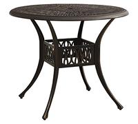 WSJHUHK Meubles, meubles d'extérieur, tables d'extérieur, table de jardin, bronze 90 x 90 x 74 cm en fonte d'aluminium