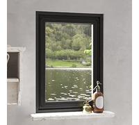 WSJHUHK Moustiquaire magnétique pour fenêtre - Pour la maison et le jardin - Anthracite - 80 x 120 cm