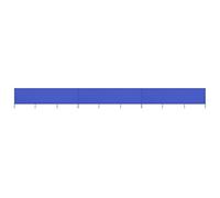WSJHUHK Paravent tissu 9 panneaux 1200x120 cm bleu azur