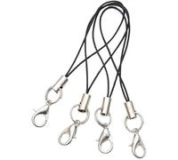 WsjiaboFux Lot de 20 cordons de téléphone portable avec fermoir mousqueton pour téléphone portable/clé USB/porte-clés/accessoires de bijouterie, breloques de téléphone portable, Pierre, goldstone