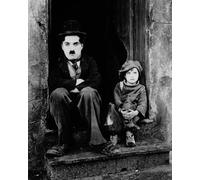 WSJIJY Impression sur Toile Affiche De Film Vintage Charlie Chaplin, Impression sur Toile, Noir Et Blanc, Icône De La Comédie, Décoration Murale, 21 X 30 Cm, sans Cadre