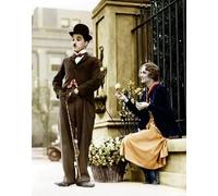 WSJIJY Impression sur Toile Affiche De Film Vintage Charlie Chaplin, Impression sur Toile, Noir Et Blanc, Icône De La Comédie, Décoration Murale, 15 X 20 Cm, sans Cadre