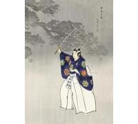 WSJIJY Impression sur Toile Affiche De Peinture De Personnage De Théâtre Traditionnel Japonais Impression sur Toile Décoration Murale Salon Maison 60 X 90 Cm sans Cadre