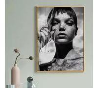 WSJIJY Impression sur Toile Affiche De Salon De Coiffure, Modèle De Coiffure, Peinture sur Toile, Impressions De Mode, Art Mural, Photos, Décoration De Salon De Coiffure, 50 X 70 Cm, sans Cadre