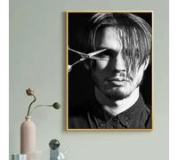 WSJIJY Impression sur Toile Affiche De Salon De Coiffure, Modèle De Coiffure, Peinture sur Toile, Impressions De Mode, Art Mural, Photos, Décoration De Salon De Coiffure, 30 X 45 Cm, sans Cadre