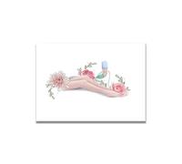 WSJIJY Impression sur Toile Affiche De Soins du Visage pour Femmes, Soins des Ongles, Salon De Beauté, Spa, Esthéticienne, Toile, Décoration Murale Nordique, Décoration De Chambre De Fille À La Mode
