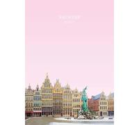 WSJIJY Impression sur Toile Affiche De Voyage Paris Florence Prague Europe, Toile Imprimée, Art Mural, Décoration Nordique pour Salon, Maison, 21 X 30 Cm, sans Cadre