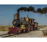 WSJIJY Impression sur Toile Affiche Rétro Nordique Locomotive À Vapeur Noir Et Blanc Toile Chambre d'enfant Mobilier De Maison Train Rouge Voie Ferrée 15X20Cm sans Cadre
