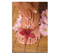 WSJIJY Impression sur Toile Affiche sur Toile avec Motif De Spa Salon De Yoga Massage des Ongles Et du Corps Impression HD Décoration D'Intérieur Moderne 15 X 20 Cm sans Cad