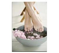 WSJIJY Impression sur Toile Affiche sur Toile avec Motif De Spa Salon De Yoga Massage des Ongles Et du Corps Impression HD Décoration D'Intérieur Moderne 50 X 70 Cm sans Cad
