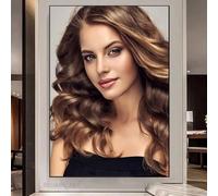 WSJIJY Impression sur Toile Affiche sur Toile Représentant Un Salon De Coiffure, Idéal pour Décorer Un Salon, 60 X 90 Cm, sans Cadre