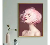 WSJIJY Impression sur Toile Affiches De Mode Coiffure Art Mural Salon De Coiffure Modèle De Coiffure Coiffeur Salon De Coiffure Décoration De Salon 30 X 45 Cm sans Cadre