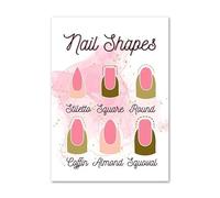 WSJIJY Impression sur Toile Affiches Et Impressions De Fleurs De Vernis À Ongles À La Mode, Art Mural, Manucure, Salon De Beauté, Peinture sur Toile, Décoration Moderne pour Chambre De Fille, 21 X 30