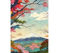 WSJIJY Impression sur Toile Affiches Et Impressions Japonaises Représentant Une Grue Et Un Dragon Peintures sur Toile Art Mural Décoration D'Intérieur 30 X 45 Cm sans Cadre