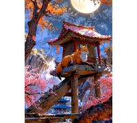 WSJIJY Impression sur Toile Affiches Et Impressions Japonaises Représentant Une Grue Et Un Dragon Peintures sur Toile Art Mural Décoration D'Intérieur 21 X 30 Cm sans Cadre