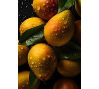 WSJIJY Impression sur Toile Alimentation Fruits Série Orange Fraise Pomme Kiwi Banane Raisin Art Affiche Toile Peintures Art Mural Photos Cuisine Décoration D’Intérieur 15X20Cm sans C