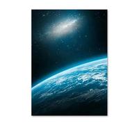 WSJIJY Impression sur Toile Astronaute Fusée Planète Murale Art Mural Peinture sur Toile Astronomie Affiches Et Impressions Photos Salon Décoration Intérieure Cadeau 30X45Cm sans Cadr