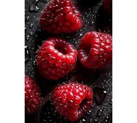 WSJIJY Impression sur Toile Délicieux Fruit Ananas Fraise Mangue Citron Minimaliste Photographie Affiche D’Art Tableaux D’Art Peinture Murale Décoration Intérieure 50X70Cm sans Cadre