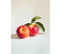 WSJIJY Impression sur Toile Délicieux Fruit Ananas Fraise Mangue Citron Minimaliste Photographie Affiche D’Art Tableaux D’Art Peinture Murale Décoration Intérieure 50X70Cm sans Cadre
