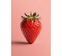 WSJIJY Impression sur Toile Délicieux Fruit Ananas Fraise Mangue Citron Minimaliste Photographie Affiche D’Art Tableaux D’Art Peinture Murale Décoration Intérieure 50X70Cm sans Cadre