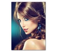 WSJIJY Impression sur Toile Impression sur Toile Représentant Un Portrait De Fille Moderne Et Tendance, Affiche De Manucure Tendance, Décoration Murale pour Salon De Beauté, Peinture sur Toile, Décor