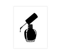 WSJIJY Impression sur Toile Impressions De Vernis À Ongles, Illustration De Maquillage, Décoration De Salle De Bain, Décoration De Salle De Bain, Cadeau De Manucure, Décoration Murale, Peinture sur T