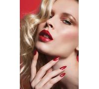 WSJIJY Impression sur Toile Mode Maquillage des Yeux Formes D'Ongles Salon De Beauté Affiches Impressions Toile Peinture Mur Art Photos Cadeaux Salon Salon Barber Shop Décoration D'Intérieur 70X100Cm
