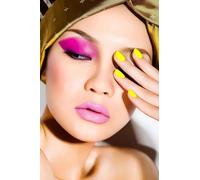 WSJIJY Impression sur Toile Mode Maquillage des Yeux Formes D'Ongles Salon De Beauté Affiches Impressions Toile Peinture Mur Art Photos Cadeaux Salon Salon Barber Shop Décoration D'Intérieur 70X100Cm