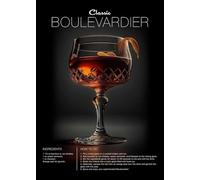 WSJIJY Impression sur Toile Moderne Minimaliste Cocktail Whisky Mojito Boissons Mode Affiche Toile Peintures Art Mural Photos Bar Club Décoration Intérieure 60X90Cm sans Cadre