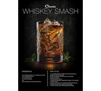 WSJIJY Impression sur Toile Moderne Minimaliste Cocktail Whisky Mojito Boissons Mode Affiche Toile Peintures Art Mural Photos Bar Club Décoration D’Intérieur 30X45Cm sans Cadre