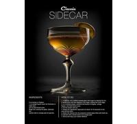 WSJIJY Impression sur Toile Moderne Minimaliste Cocktail Whisky Mojito Boissons Mode Affiche Toile Peintures Art Mural Photos Bar Club Décoration D’Intérieur 30X45Cm sans Cadre