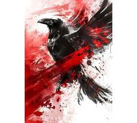 WSJIJY Impression sur Toile Mythologie Nordique Guerre Guerrier Bête Divine Impressions Affiches Vintage Maison Salon Décor Esthétique Art Mural Toile Peinture 15X20Cm sans Cadre
