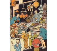WSJIJY Impression sur Toile Peintures sur Toile Japonaises De Voyage À Tokyo, Geishas, Art Mural Vintage, Impressions De Paysages, Affiches pour Décoration De Salon, 70 X 100 Cm, sans Cadre