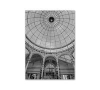 WSJIJY Impression sur Toile Photographie Moderne en Noir Et Blanc, Romantique, Europe, France, Villes Allemandes, Paysage, Affiche Imprimée, Art Mural, Toile, 70 X 100 Cm, sans Cadre