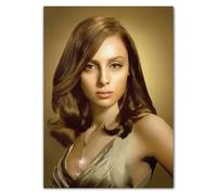 WSJIJY Impression sur Toile Salon De Coiffure Coiffure Modèle Affiche Coiffeur Barbier Salon Impressions Toile Peinture Mur Art Photos Barbier Salon Spa Décor Cadeau 15X20Cm sans Cadre