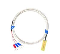 WSJMWKW 1 capteur de température à résistance Platine PT100, sonde de Surface adhésive for détection de Barre Omnibus en cuivre de Bobine de Moteur(Contact us)